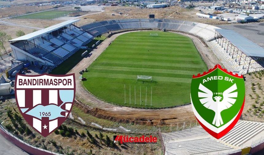 Bandırmaspor’dan Amedspor maçına özel flaş karar!
