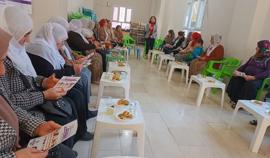 Diyarbakır’da kadına yönelik şiddete karşı çalışma!