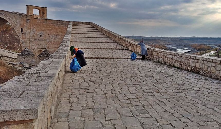 Diyarbakır’ın tarihi mekanı temizlendi