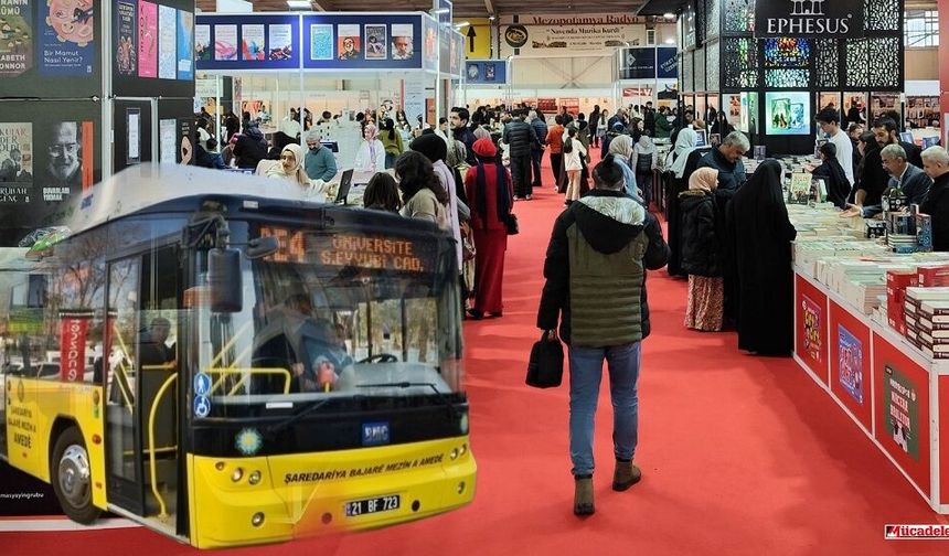 Diyarbakır'da 'Kitap Fuarı' bugün başladı: Hangi otobüsler gidiyor?