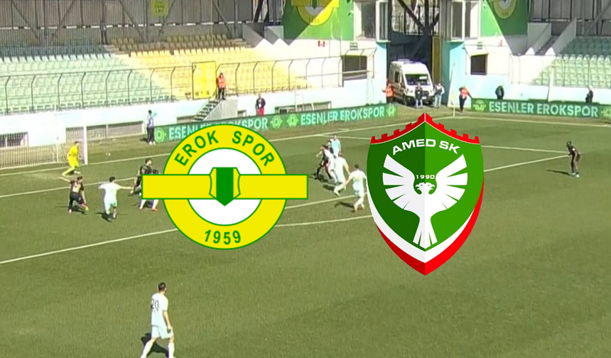 Erokspor Amedspor maçının kanalı belli oldu!