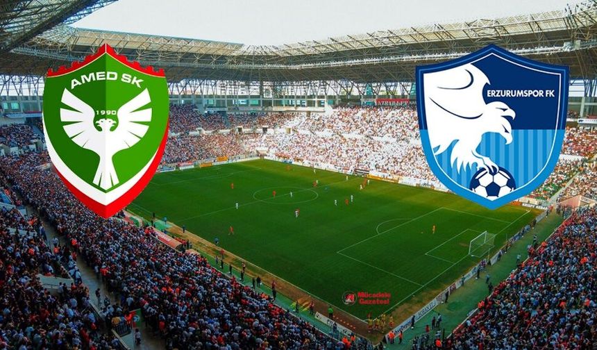 Amedspor kazandı, Erzurumspor kaybetti: İşte puan durumu!