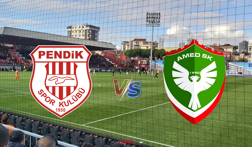 Pendikspor Amedspor maçının kanalı belli oldu!