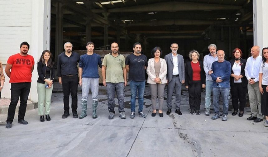 Kayapınar Eş Başkanları 1 Mayıs ziyaretlerine başladı!