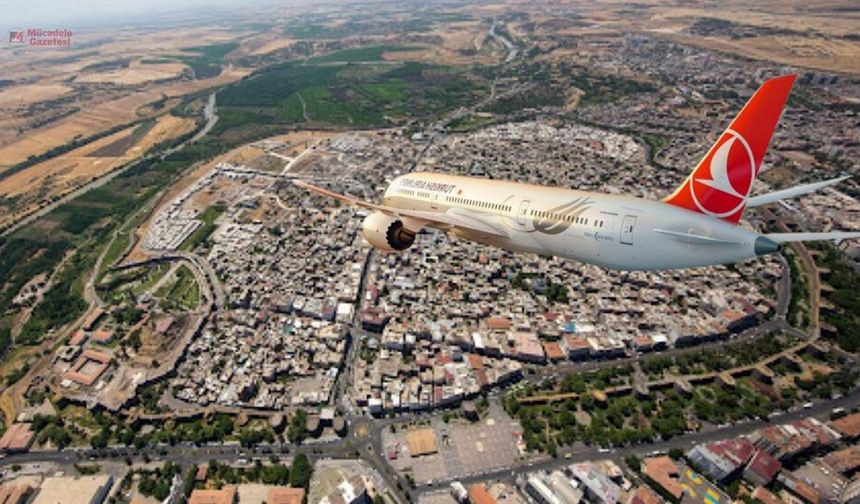 Diyarbakır uçağı Ankara'ya inmek zorunda kaldı