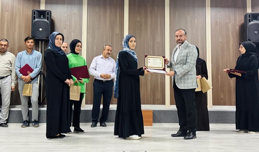 Diyarbakır’da hafızlık icazet merasimi