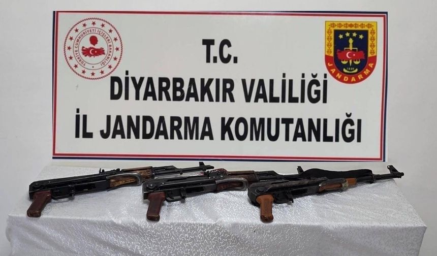 Diyarbakır'da çok sayıda ruhsatsız silah yakalandı