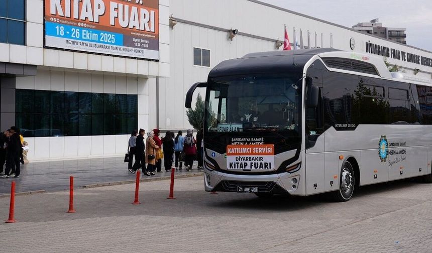 Diyarbakır Kitap Fuarı’na ücretsiz ulaşım: İşte güzergahlar