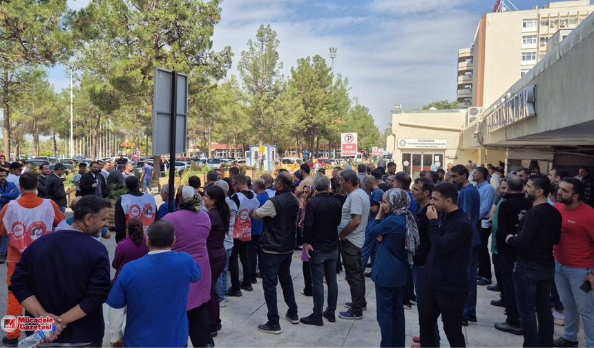 Diyarbakır'daki hastanede eylem: Sağlıkçılar 3 aydır maaş alamıyor!