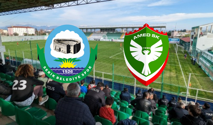 Amedspor Serikspor maçı öncesi gol sıralaması şaşırttı!