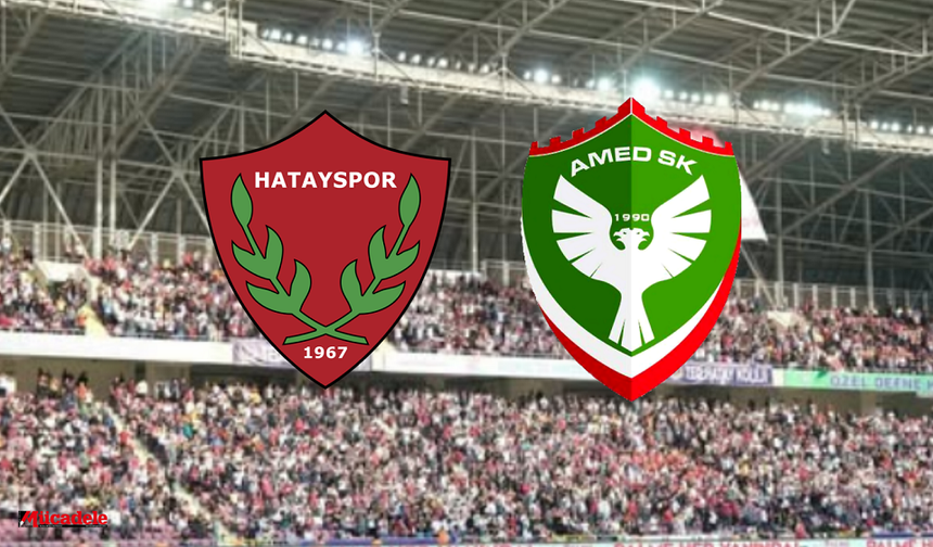 Amedspor ve Hatayspor maçına sayılı günler kala ortaya çıkan inanılmaz fark!