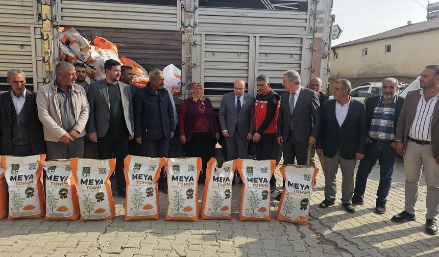 Diyarbakır'da çiftçilere 55 ton tohum desteği verildi