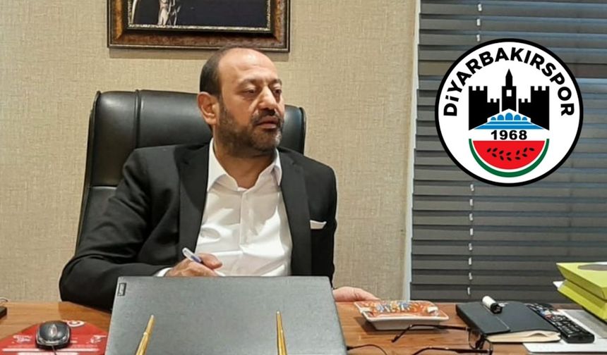 Diyarbakırspor'un yeni başkanı ilk kez konuştu: Hedefi belli oldu!