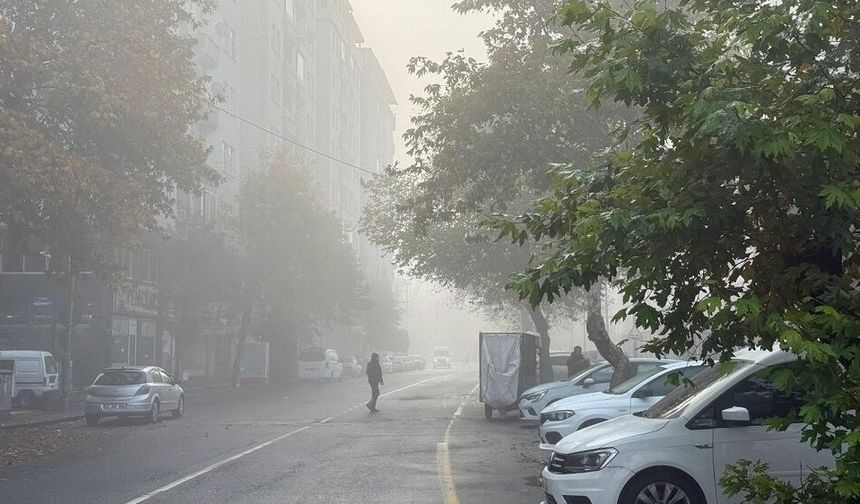 Diyarbakır’a sis çöktü: Uçuşlar ertelendi!