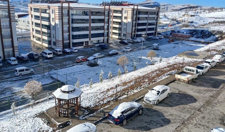 Diyarbakır’ı buz kesti: 2 ilçe beyaza büründü