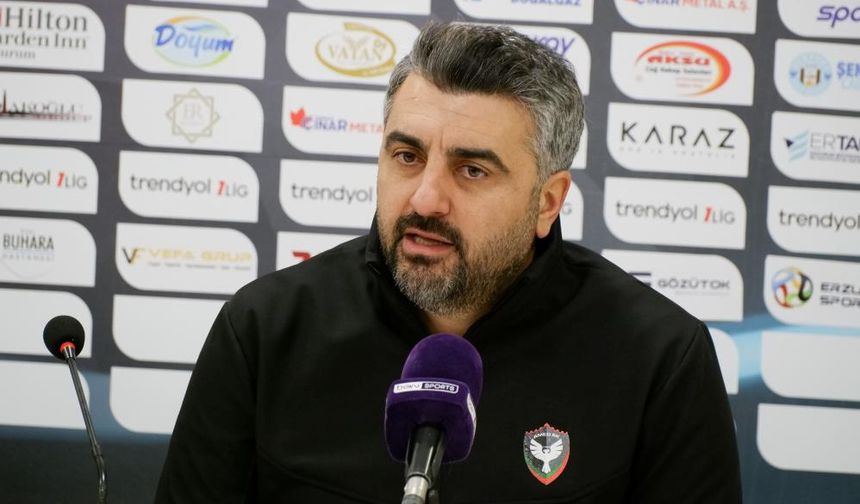 Amedspor hocası “Üzgünüz” dedi: Özeleştiri yaptı!