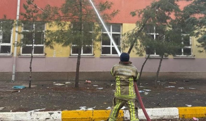 Diyarbakır'daki okulda yangın çıktı: İşte adresi