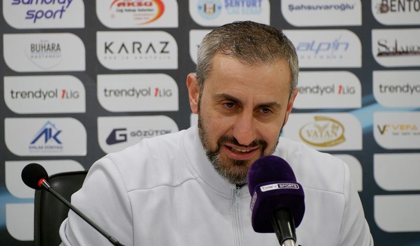 Erzurumspor hocasından Amedspor – Vanspor maçı açıklaması!