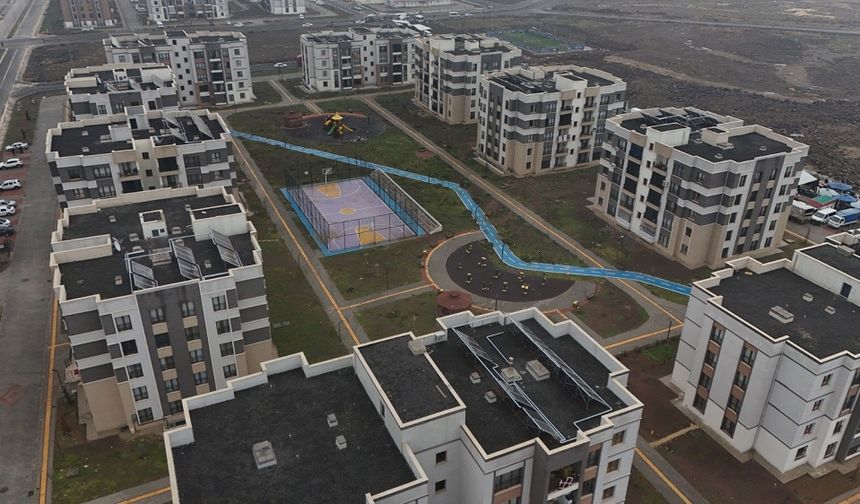 Diyarbakır Oğlaklı TOKİ'de yapılan konut sayısı belli oldu!