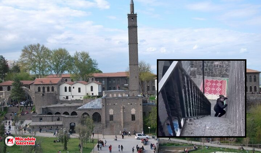Diyarbakır’daki tarihi camide elektrik tehlikesi: Yetkililer duymuyor!