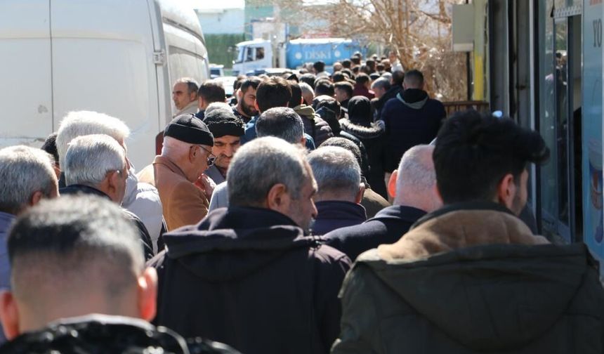 Diyarbakır'da 140 bin TL ceza yememek için akın ettiler!