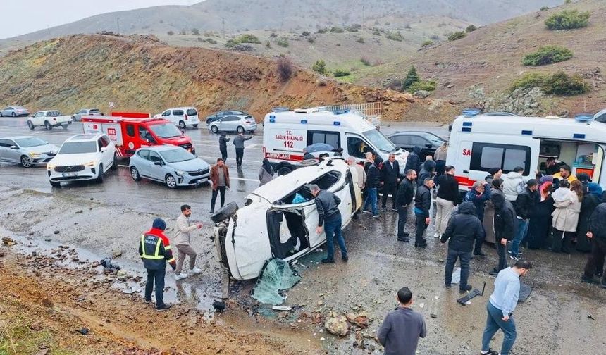 Diyarbakır yolunda trafik kazası: Yaralılar var!