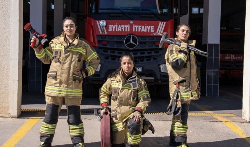 Diyarbakır’a kadın itfaiyeci: 10 kadın görev başında
