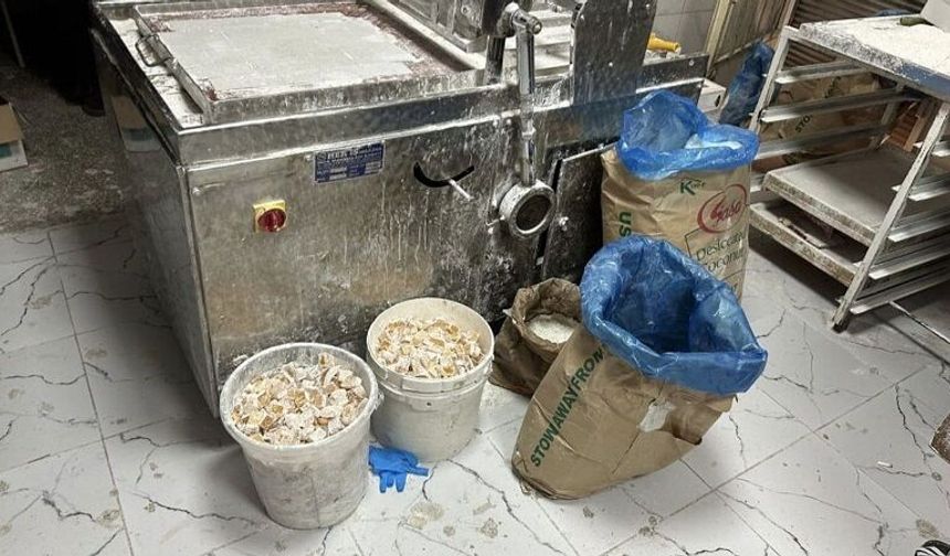 Diyarbakır’da 1 ton lokuma el konuldu! İşyeri mühürlendi