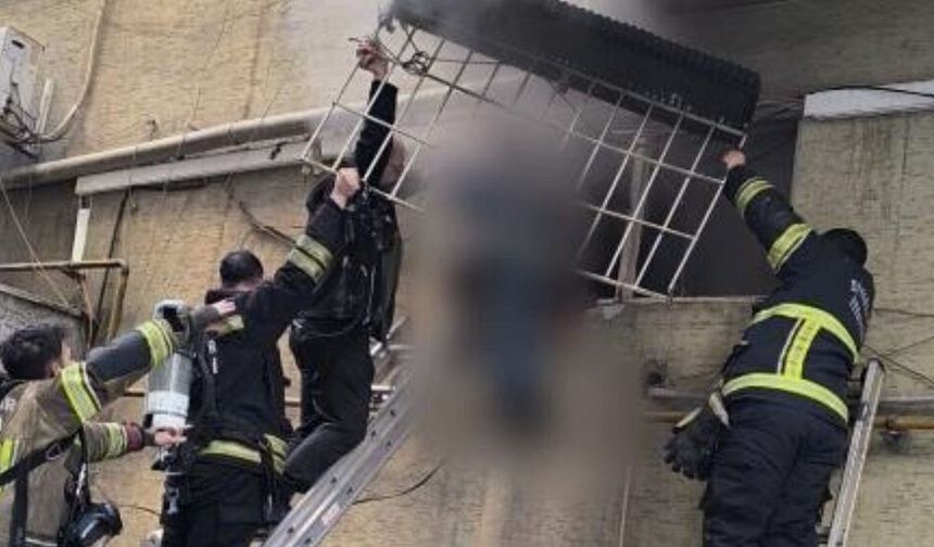 Diyarbakır’da berberde korkutan yangın: Çırak son anda kurtarıldı!