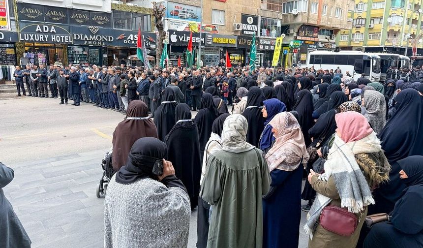 Diyarbakır’da İsrail ve ABD’ye tepki: Gıyabi cenaze namazı kılındı