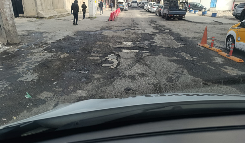 Diyarbakır’da o hatta şoförlerin “çukur” isyanı!