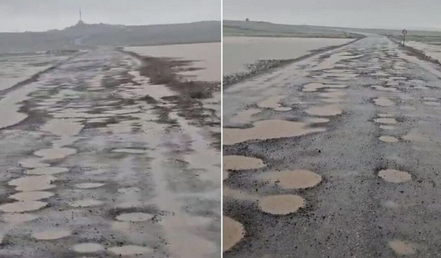 Diyarbakır'ın bu yolu 'köstebek' yuvası gibi: 11 mahalle mağdur!