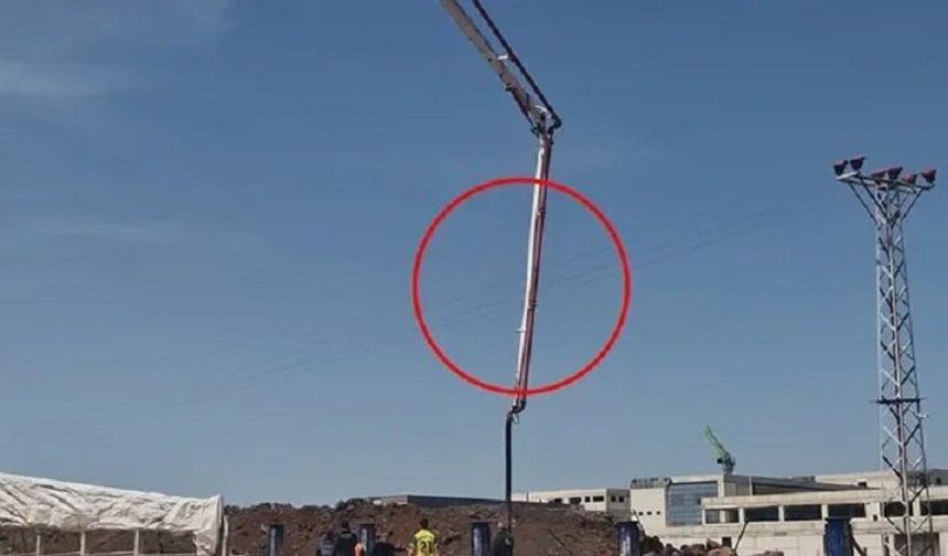 Diyarbakır Şehir Hastanesi inşaatında 1 işçi öldü!