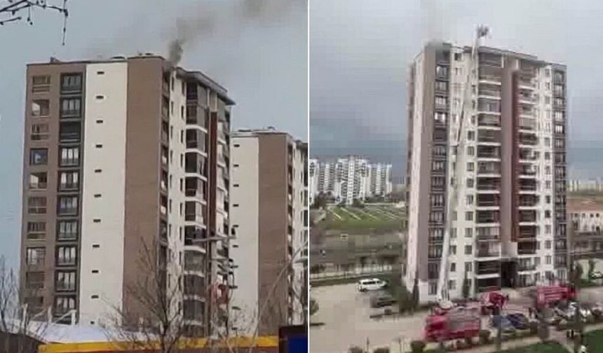 Diyarbakır’da 14 katlı binada can pazarı: Kendilerini dışarı zor attılar!