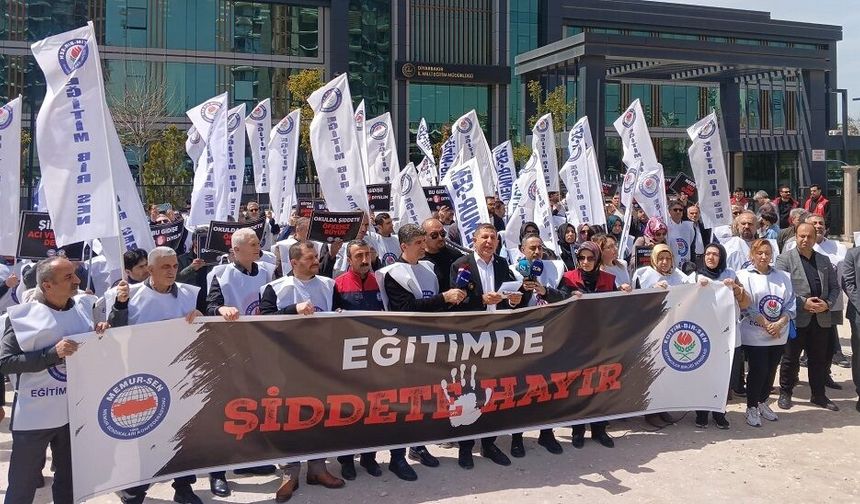 Diyarbakır'da eğitimciler şiddete karşı ayaklandı: "Okullar güvende olmalı!"