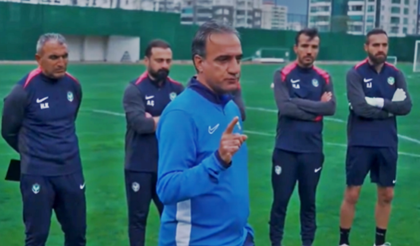 İşte Amedspor'un yeni hocasının futbolculara yaptığı ilk konuşma!