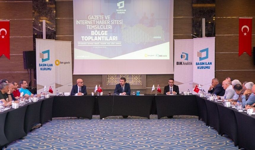 BİK Genel Müdürü Çay, Diyarbakır’da bölge basınıyla buluştu