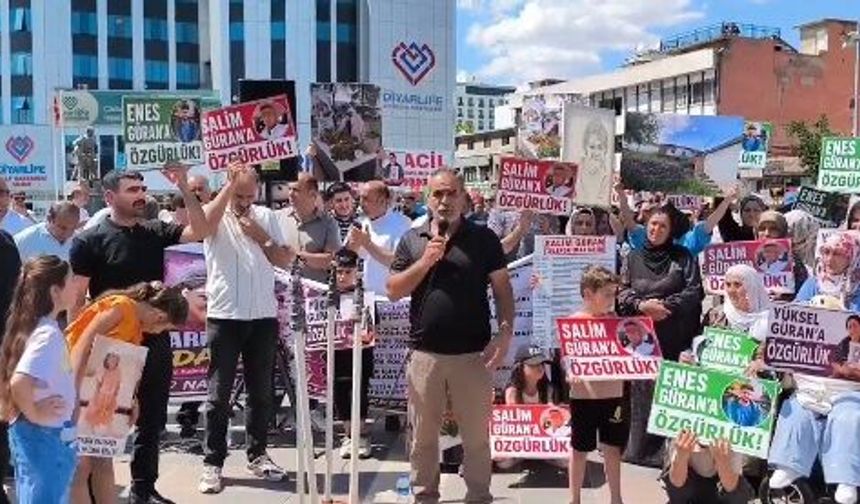 Narin Güran’ın ailesi Diyarbakır’da eylem yaptı