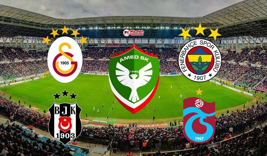 Amedspor, Süper Lig şampiyonlarıyla hiç maç yaptı mı? İşte karnesi!