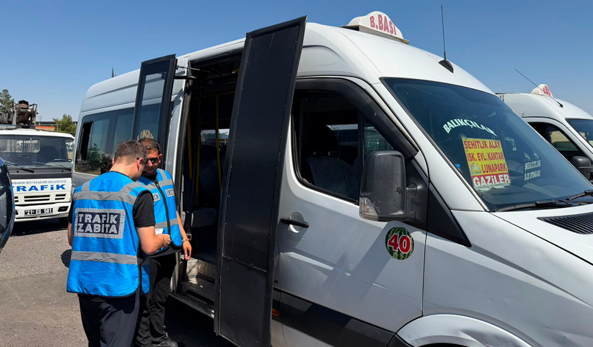 Diyarbakır ulaşımında rekor ceza: O araçlar trafikten men edildi!