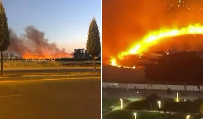 Diyarbakır'da uyarılar hiçe sayıldı! Şehrin göbeğinde yangın