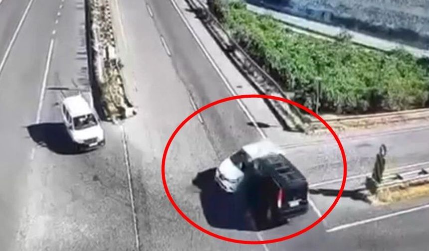 Diyarbakırlı ailenin ölümlü kazası kamerada!