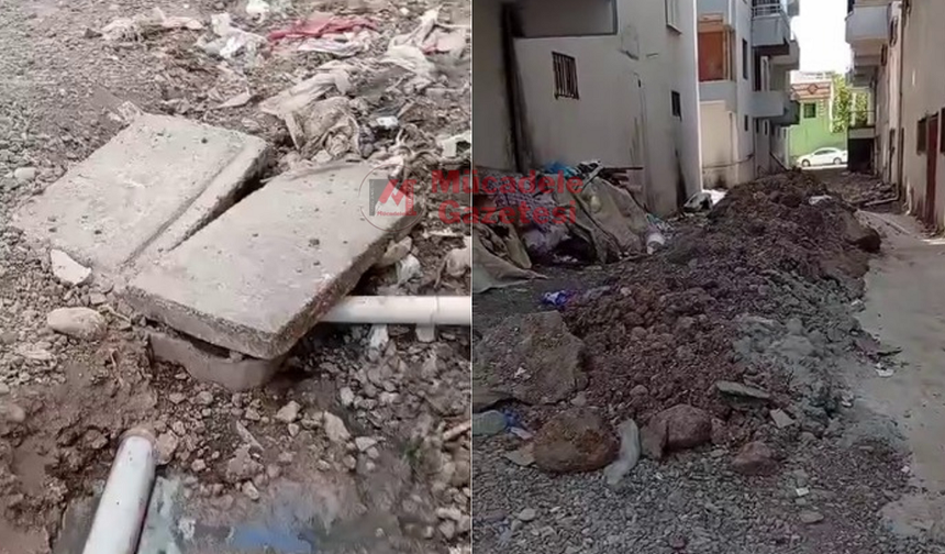 Diyarbakır’ın ilçesinde altyapı çilesi: Mahalle sakinleri kâbusu yaşıyor!