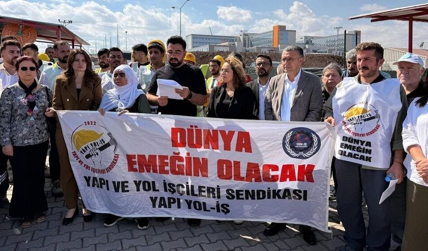 Diyarbakır Şehir Hastanesi'ndeki eyleme vekillerden destek!
