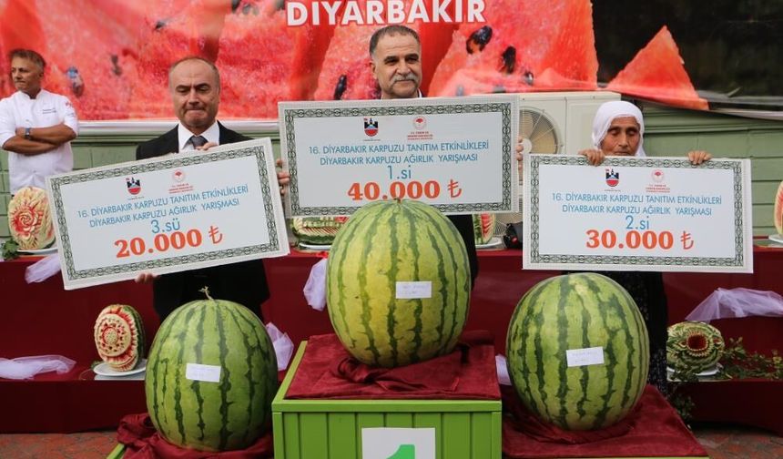 Diyarbakır Karpuz Festivali coşkusu yaşandı!