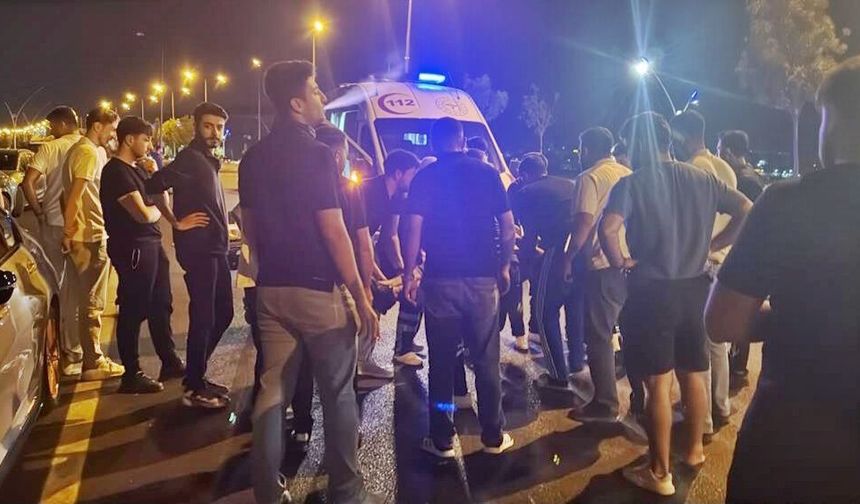 Diyarbakır’da seyir halindeki araçtan düştü!