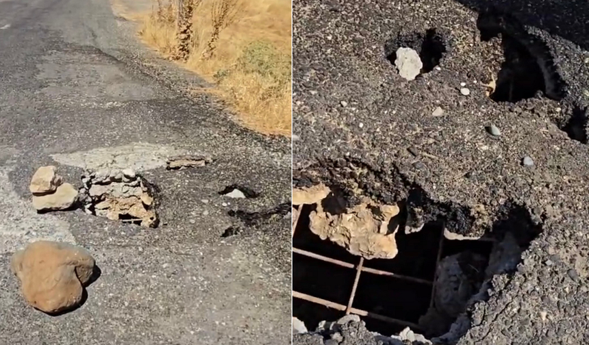 Diyarbakır’da muhtar uyardı, tehlike sinyalleri çalıyor: O yolda her an kaza olabilir!