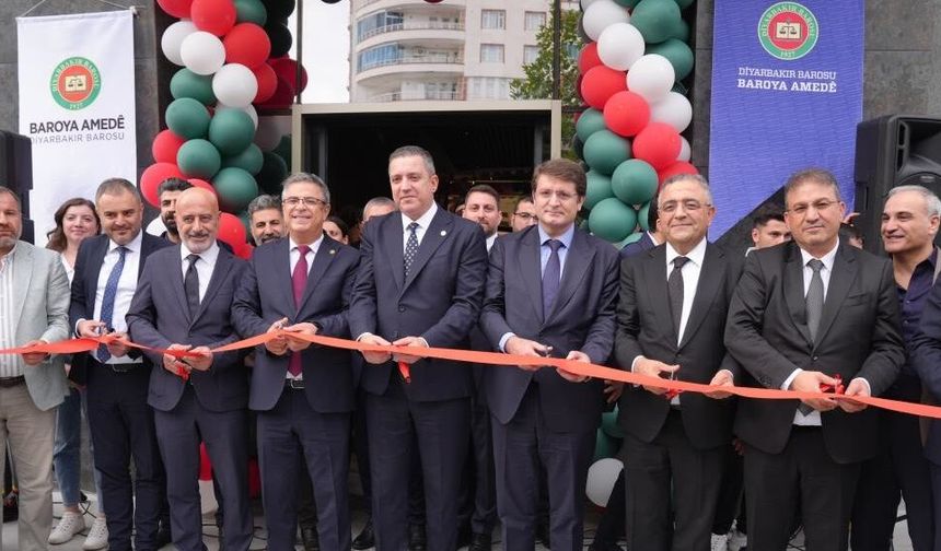 Diyarbakır Barosu yeni hizmet binasına taşındı!