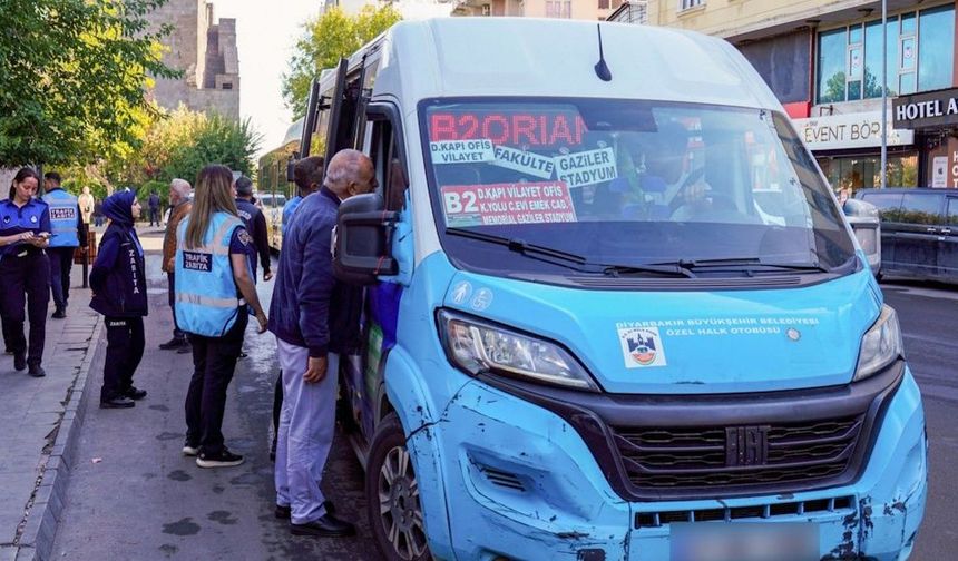 Diyarbakır’da 25 özel halk otobüsüne ceza! Gerekçesi belli oldu