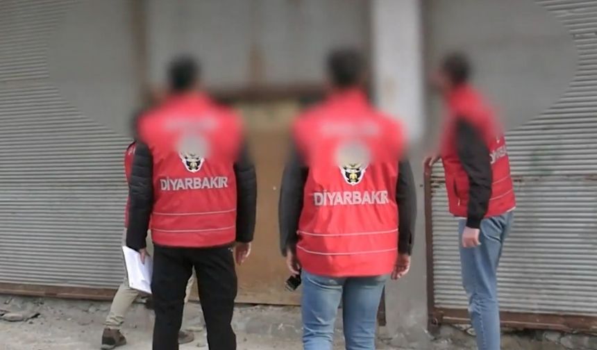 Diyarbakır’da bir işyerine baskın: 10 milyon TL değerinde…